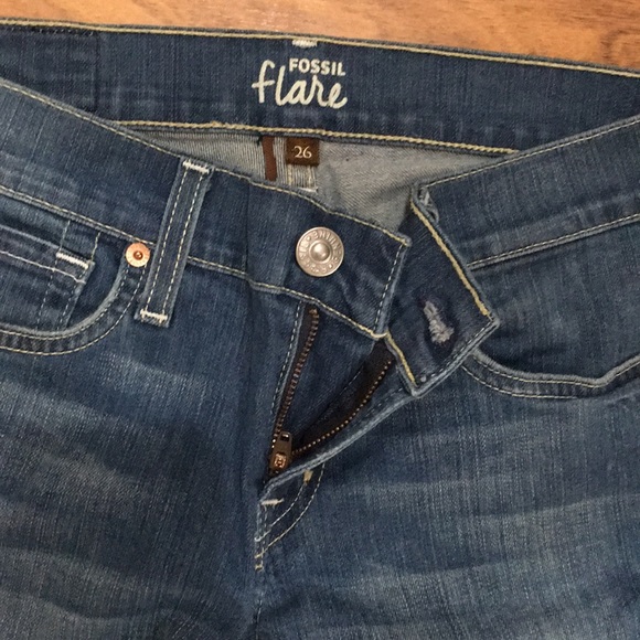 Wide Leg Fossil Jeans - Picture 4 of 6